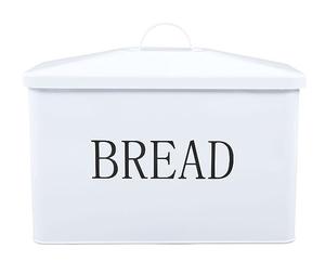 กล่องเก็บขนมปังเหล็กโลหะสำหรับจัดเก็บและจัดระเบียบอาหารในบ้านและห้องครัว - Product Image 4