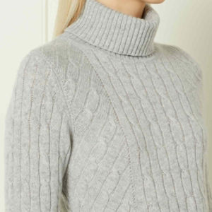 Camisa de mujer de manga corta con servicio OEM, Jersey de punto a la moda, suéter de Cachemira o lana, Tops para chica y Mujer - Product Image 3