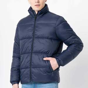 Vestes matelassées à fermeture éclair intégrale pour hommes, chaudes, légères, avec col montant pour les vêtements décontractés et actifs par temps froid, 2025 - Product Image 3