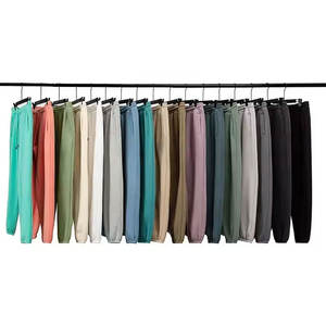 Vente en gros 330gsm Logo personnalisé Pantalons de survêtement Baggy Blanc Coton Polaire Pantalons de survêtement pour hommes Tendance Mode 2025 - Product Image 5