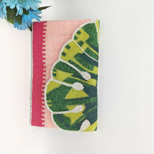 กระเป๋าประดับด้วยลูกปัดกระเป๋าสะพายไหล่ลายดอกไม้3D กระเป๋าแฮนด์เมดสีชมพูดอกแฮนด์เมดกระเป๋าสะพายไหล่สีสันสดใสสำหรับงานปาร์ตี้ตอนเย็นสำหรับฟังก์ชั่น - Product Image 1