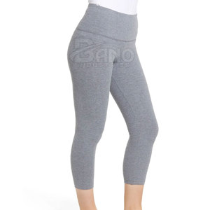 Medias de Fitness para levantamiento de glúteos para mujer de alta calidad, mallas elásticas de Spandex para entrenamiento en el gimnasio, Logo transpirable estampado de punto para correr - Product Image 4