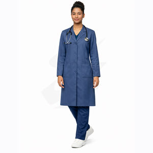 Blouse de laboratoire médicale pour médecins, vêtements de travail professionnels pour hôpital, fabricant OEM personnalisé - Product Image 4