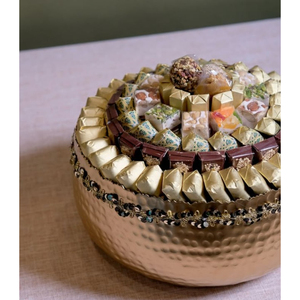 Cuenco decorativo moderno para servir dulces, Metal cuenco de plateado grabado, perfecto para celebraciones de Ramadán y Eid, precio al por mayor - Product Image 2