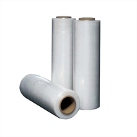 Film étirable transparent en polyester souple imperméable brillant, rouleau de 18 pouces x 550 mètres |   Moulage |   Supermarché d'alimentation