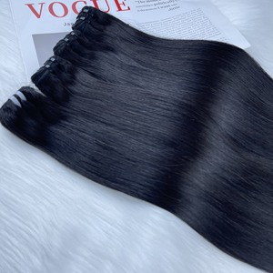 ราคาถูก ก้อนผมสีตรงกระดูกพร้อมฝาปิด ผมขนยาว ผมเงา ผมเวียดนาม 100% ผมดิบขายส่ง - Product Image 3