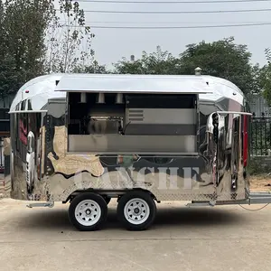 Baru desain luar ruangan Mobile Bar es krim troli Airstream MAKANAN TRUK penjual mobil kendaraan makanan Trailer penuh dilengkapi