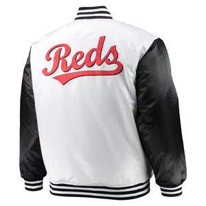 Blouson en satin personnalisable Blouson universitaire style vintage avec lettres universitaires et logos du nom de l'équipe pour l'hiver - Product Image 6