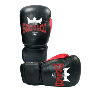Guantes de boxeo de Entrenamiento Personalizados negros Mejor diseño Kickboxing MMA Guantes y guantes Muay Thai - Product Image 1