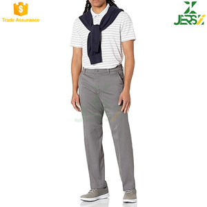 Pantalones Cargo elásticos de ajuste Regular para hombre, rectos, de secado rápido, transpirables, 100% algodón, cintura de tela tecnológica, conveniente quinto bolsillo - Product Image 3