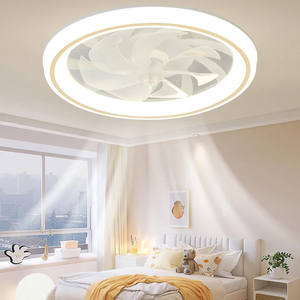 Ventilador de Techo LED Moderno y Sencillo con Control Remoto Inteligente, Motor DC, Cuerpo de Madera Maciza y Plástico para Sala de Estar y Dormitorio - Product Image 5
