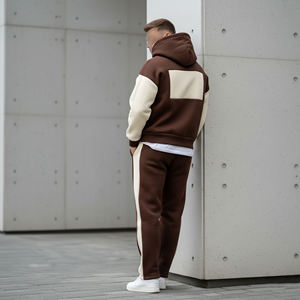 Chándal con Capucha Unisex de Invierno de Alta Calidad OEM, Ropa Personalizada, Estilo Urbano, Estampado, Lavado Ácido, Vintage, 2 Colores, 100% Algodón - Product Image 2