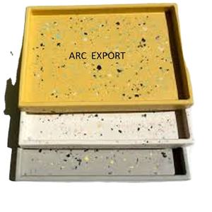 Juego de 3 artículos de mesa con diseño de tendencia, bandeja de comida, decoración de mesa de forma personalizada grande, bandeja de té y café de cocina con estilo - Product Image 1