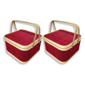 ผลิตภัณฑ์ยอดนิยมยั่งยืนและมีสไตล์: กระเช้าของขวัญไม้ไผ่สำหรับทุกโอกาสที่มีคุณภาพสูง - Product Image 1