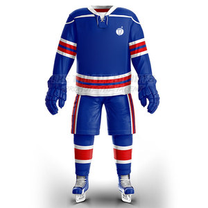 Meilleures ventes, prix d'usine, uniforme de hockey sur glace de haute qualité, respirant, séchage rapide, personnalisable, toucher doux, 100% polyester, adultes - Product Image 1