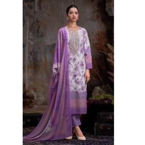 Catálogo al por mayor costura superior paquistaní Salwar Kameez máquina de mano bordada verano invierno secado rápido estilo moderno - Product Image 1