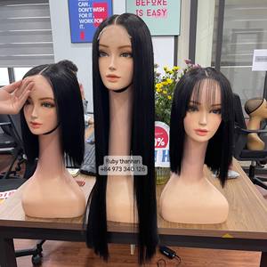 Perruque courte en dentelle Bob colorée pour l'été Perruques Bob colorées vertes Extensions de cheveux Cheveux vietnamiens alignés Disponibles - Product Image 3