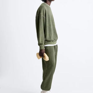 Conjunto Deportivo de Última Moda para Invierno, Estilo Urbano, Transpirable, con Cordón Ajustable, Cuello Redondo, Felpa Francesa de 360 Gramos - Product Image 4