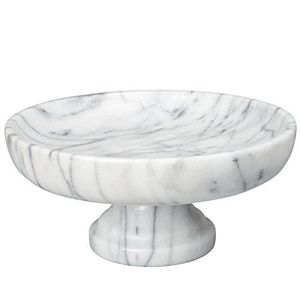 Bol de service en marbre moderne avec des motifs géométriques et des variations de couleur uniques pour des arrangements artistiques de table - Product Image 5