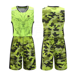 Ensemble d'uniformes de basket-ball personnalisables Design respirant Prix d'usine Tenue personnalisée Tenue de basket-ball confortable - Product Image 1
