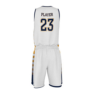 ชุดบาสเก็ตบอลไซส์ใหญ่ ลดราคาพิเศษ MOQ ต่ำ รับผลิตตามแบบ ชุดกีฬา ระบายอากาศ แห้งเร็ว ผ้าโพลีเอสเตอร์ 100% - Product Image 5