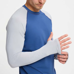 2025 personnalisable hommes Rash Guard formation porter respirant marque privée adulte tendance produit hommes Rash Guard OEM Service - Product Image 5
