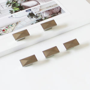 Tiradores Modernos de Aleación de Zinc para Gabinetes, Manijas Cuadradas de Níquel Cepillado para Cajones de Cocina, Accesorios de Ferretería para Armarios - Product Image 2