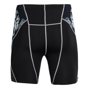 Pantalones cortos de compresión BJJ de alta elasticidad ecológicos, pantalones cortos ajustados de capa Base sólida con estampado de sublimación personalizado, cliente satisfecho - Product Image 3