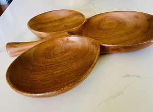 Assiette et bol en bois faits à la main de meilleure qualité Hôtel Ware Restaurant Assiette et plateau en bois naturel Fourniture en gros - Product Image 4