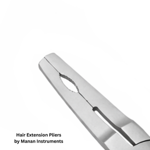 Pince à extensions de cheveux professionnelle de haute qualité en acier inoxydable pour usage en salon - Product Image 5