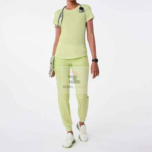 Chemise à col ras du cou personnalisée à manches courtes respirante Infirmière Underscrub - Product Image 4