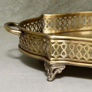 Venta caliente Royal Vintage Bandejas de metal para fines de servicio y uso inteligente de artículos para el hogar de la India en precio a granel - Product Image 6
