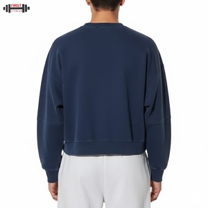 Sudadera de Invierno para Mujer, Estilo Nuevo, Holgada, Corta, con Media Cremallera y Cuello en V, Transpirable, de Felpa, Poliéster/Algodón, Venta al por Mayor - Product Image 6