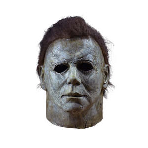 Masque complet Michael Myers Halloween 2018 en feutre de soie effrayant, accessoire de fête léger, logo personnalisé pour les fêtes de mascarade de Noël - Product Image 1