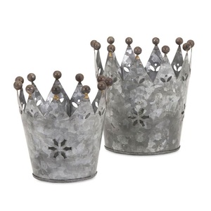Couronne en métal Décoration royale et élégante Matériau de haute qualité Idéal pour la décoration de bureau à domicile et d'événement de luxe - Product Image 2