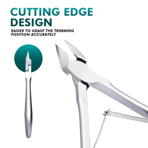 Pince à cuticules en acier inoxydable tranchant russe 11mm lame tranchante Logo personnalisé ongles manucure pédicure outil professionnel - Product Image 2