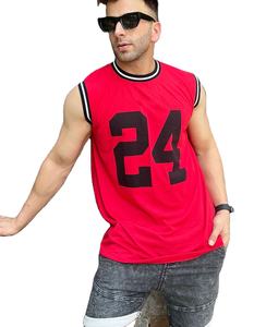 OEM Custom logo High Quality Fashion Men's Workout Stringer Bodybuilding Singlet Fitness Gym Uniform Breathable Cotton Tank Top - Product Image 1