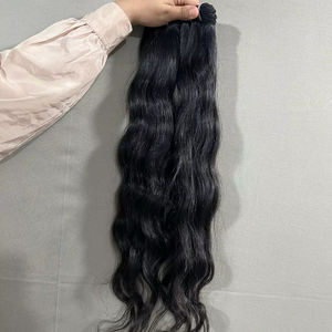 Extensiones de cabello ondulado crudo indio 12-14 pulgadas varias ondas del cuerpo Yaki recto onda profunda rizado cierre extensiones de cabello humano - Product Image 1