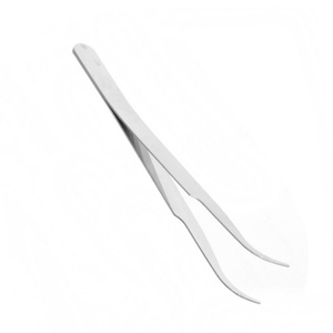 Pince à épiler d'extension de cils de beauté fabriquée au Pakistan avec logo personnalisé imprimé pour les pinces à cils à pointe incurvée - Product Image 6