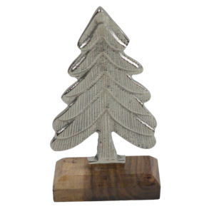 Décoration de maison du nouvel an en argent antique, décoration d'intérieur et d'extérieur pour sapin de Noël et cadeau, décorations de Noël élégantes - Product Image 3