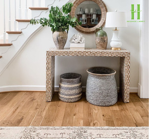 Mesa de Centro de Lujo de Estilo Moderno, Diseño Único de Muebles, Estética con Incrustaciones de Hueso, Taburetes Consola, Otomanas, Decoración del Hogar - Product Image 3