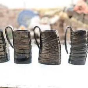 Cuerno para beber original Hecho a mano Cuernos para beber vikingos Taza vikinga Taza de café de cerveza de inspiración medieval única Taza de buey hecha a mano - Product Image 4