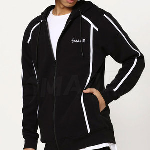 Sweat-shirts d'hiver pour hommes de haute qualité, logo imprimé personnalisé, manches longues, doublure en tricot, polyester/coton, séchage rapide, respirant - Product Image 2