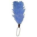Pluma azul de cetrero, una pluma de estilo tradicional que se usa en tocados como gorros Glengarry o Balmoral. - Product Image 2