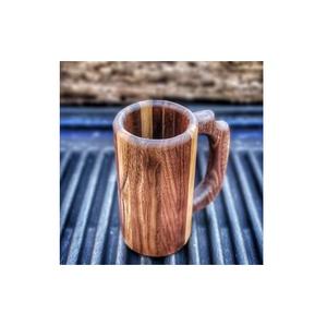 Chope à bière et à vin en bois, design luxueux, meilleur produit, vaisselle en bois naturel, chope pour hôtel, restaurant, table, chope à bière - Product Image 6