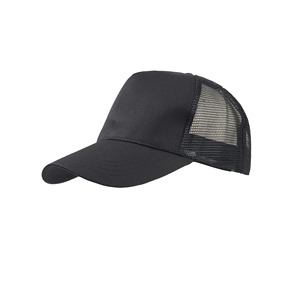 Vente en gros de casquette camionneur de basket-ball à bord incurvé avec logo brodé personnalisé à 5 panneaux pour hommes casquette en coton avec maille snapback - Product Image 5