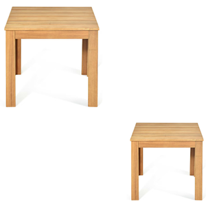 Table d'appoint en bois simple Table basse au design moderne Mobilier d'extérieur prêt pour la vente en gros - Product Image 3