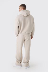 Sweat-shirts à capuche survêtements en tissu épais coton couleur de la peau ensemble de pantalons de survêtement à capuche Fratres Sports - Product Image 4