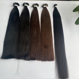 Extensiones de Cabello 100% humano liso con punta en U, cabello Natural brasileño virgen, venta al por mayor - Product Image 6