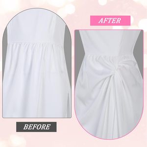 Set di accessori per abbigliamento da donna a 6 pezzi in metallo invisibile Cinch clip per vita per abiti e camicie dimagranti - Product Image 5